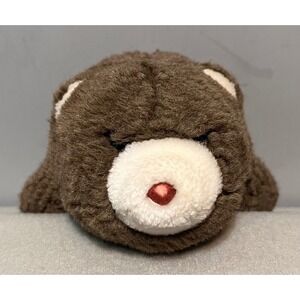Vintage 1980 Gund Snuffles Brown Sleepy Bear Small Plush Shaggy Toy Korea